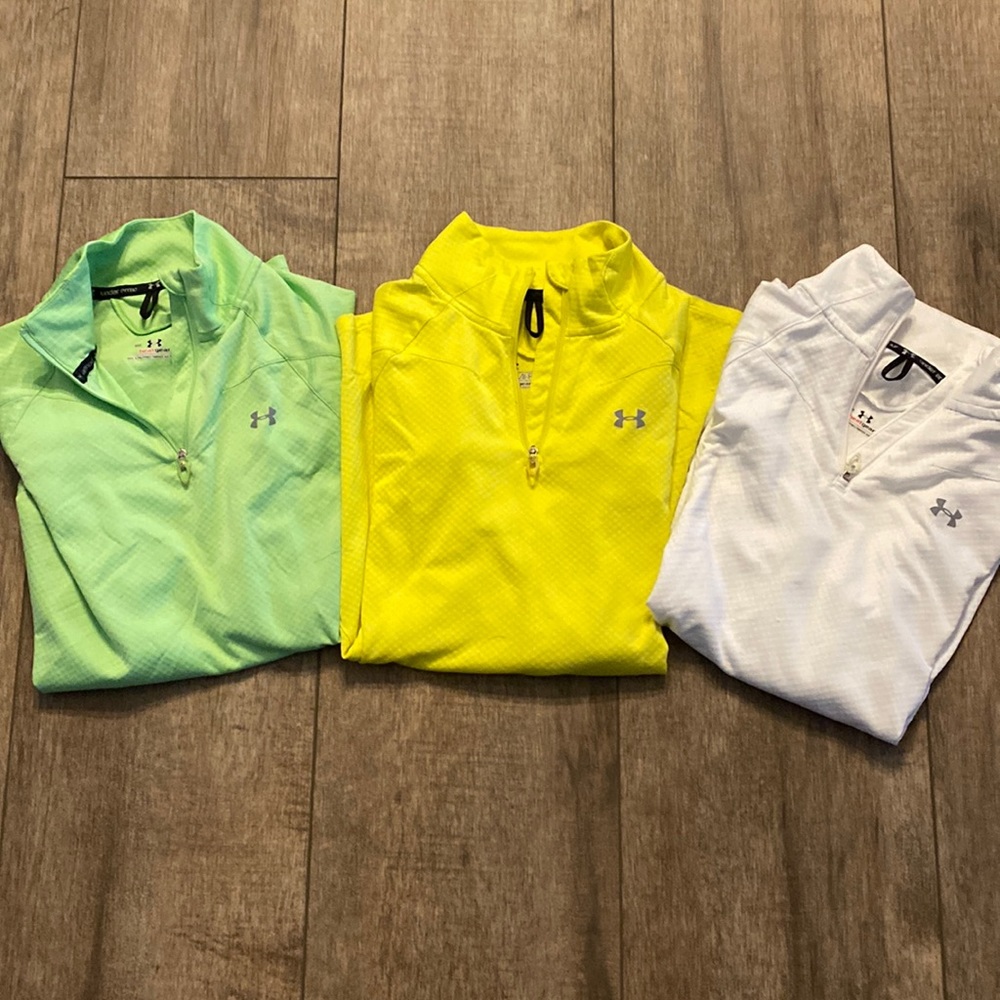 Under Armor 1/4 zip. 3 tops included!